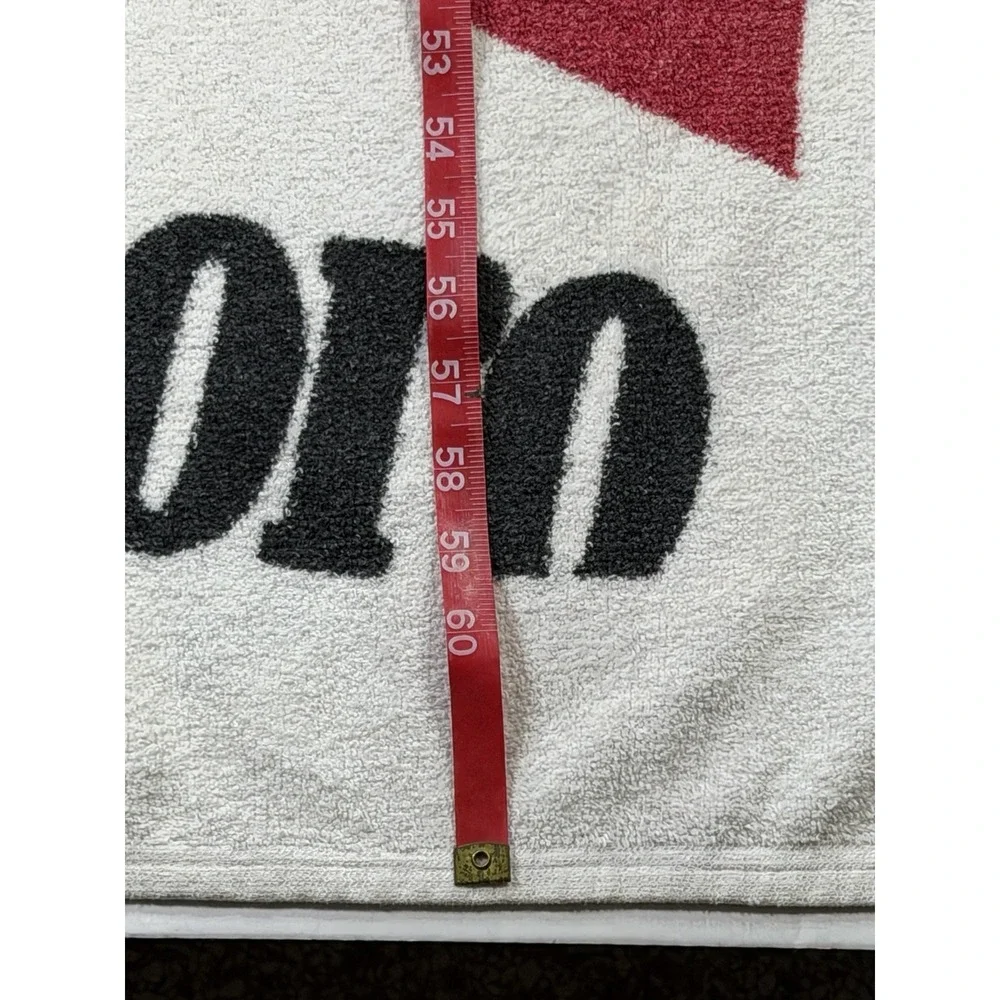 Vintage Marlboro Adventure Team Beach Towel Compass Logo Racing Promo